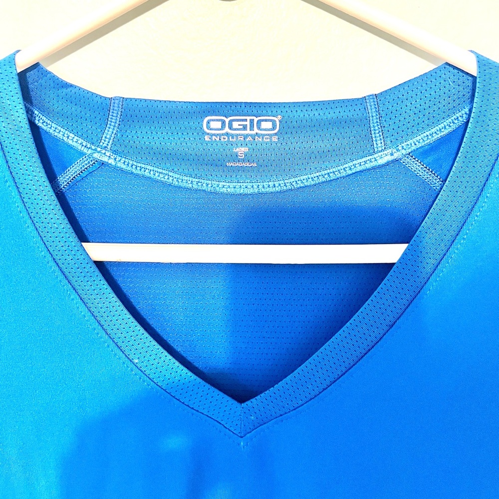 OGIO Blue Fitted Short Sleeve Tee - Picture 2 of 3